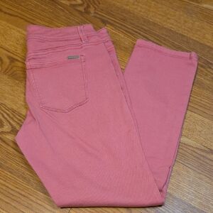 White House Black Market Pink Skinny Jeans